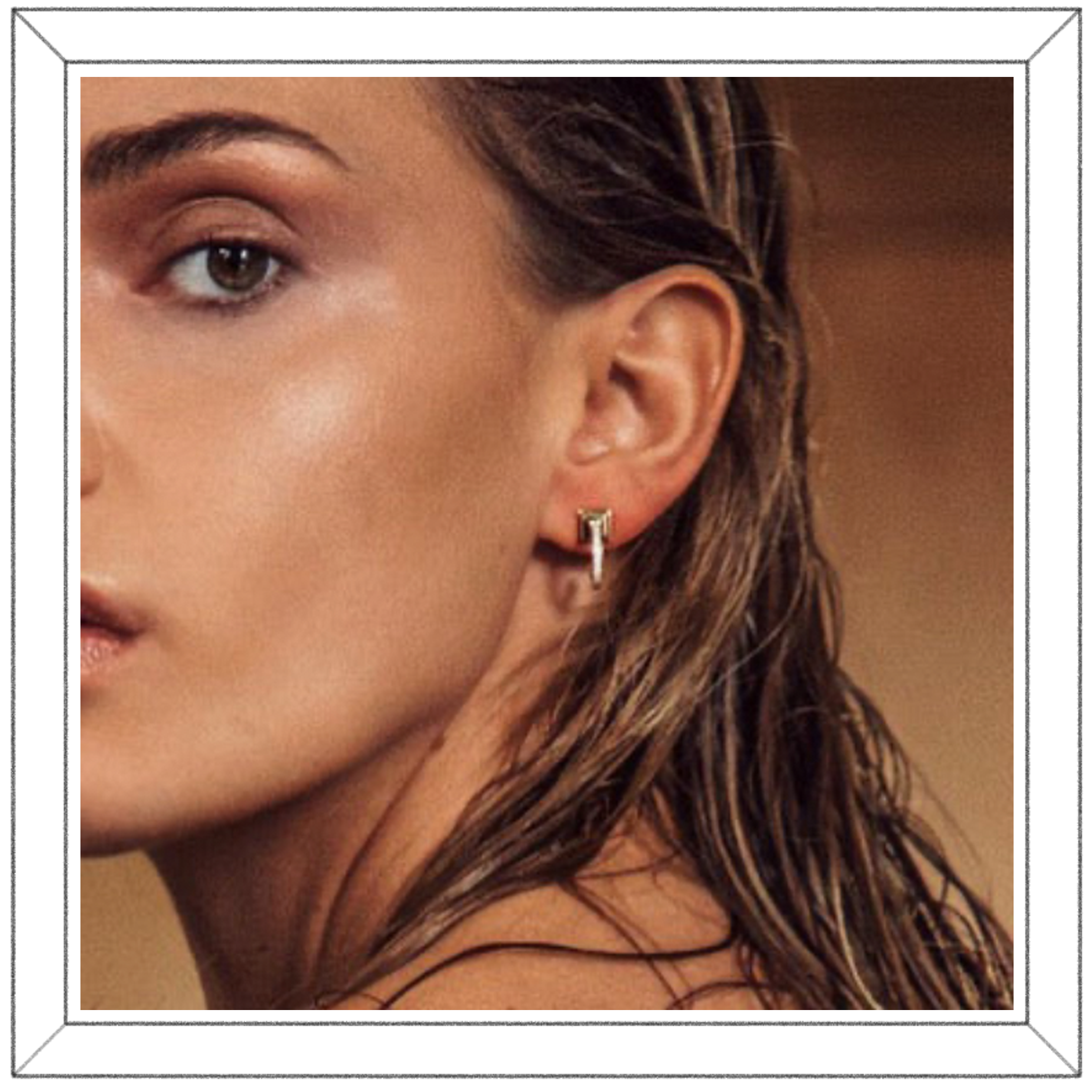 Coria Huggie Earrings