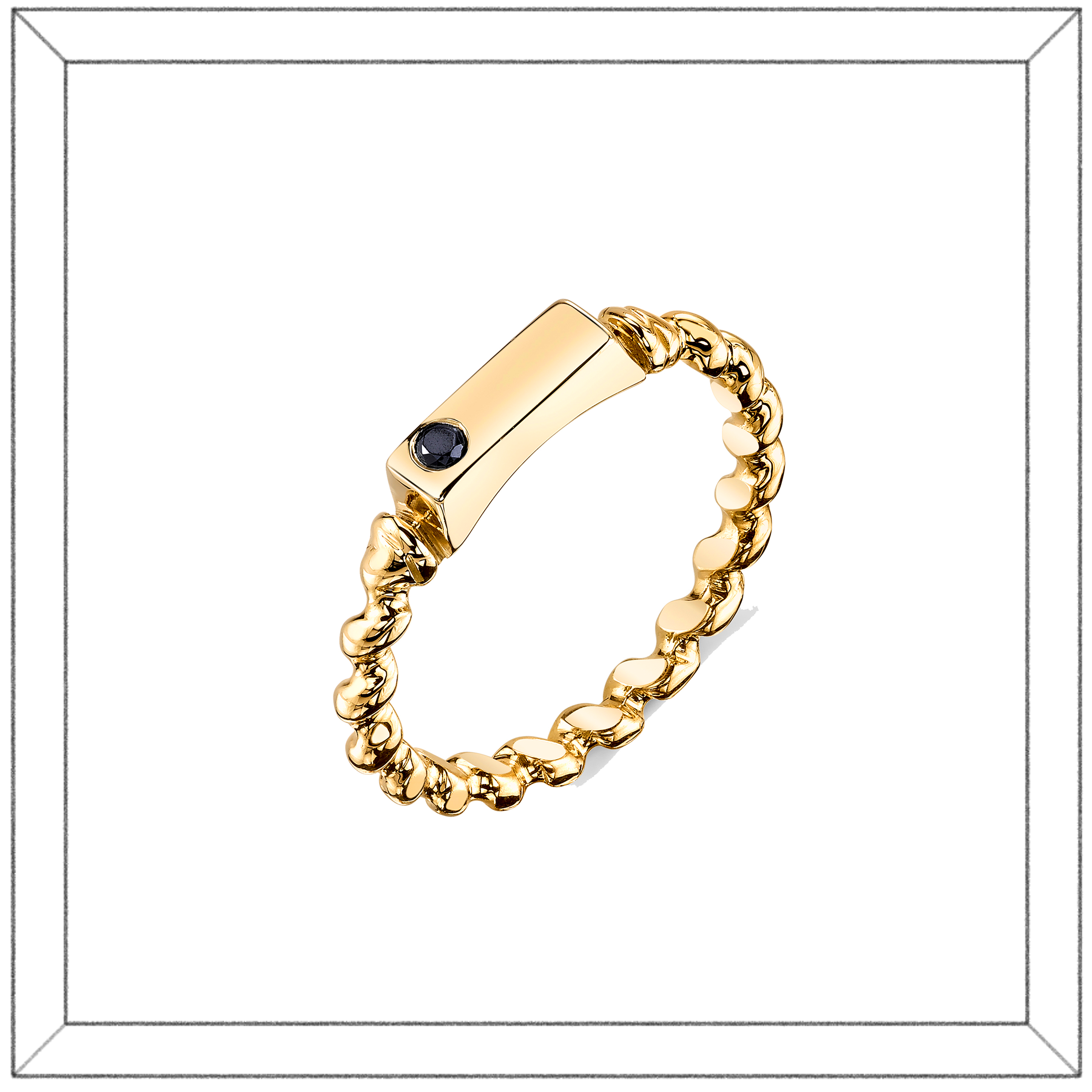Corda Nameplate Ring