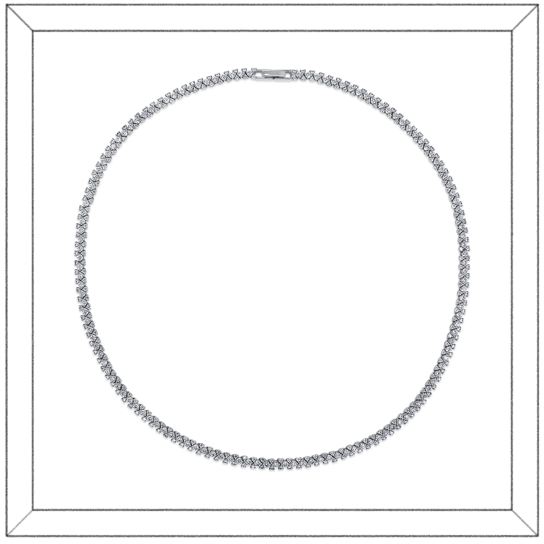 Spinna Tennis Necklace