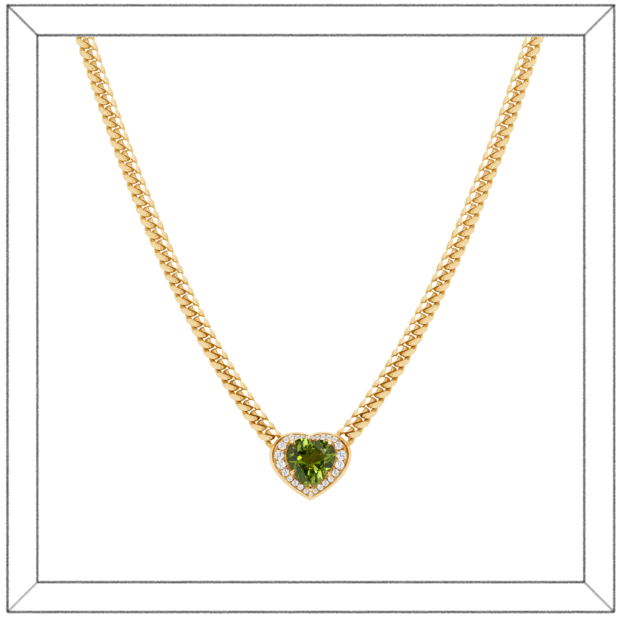 Tesoro Necklace, Peridot