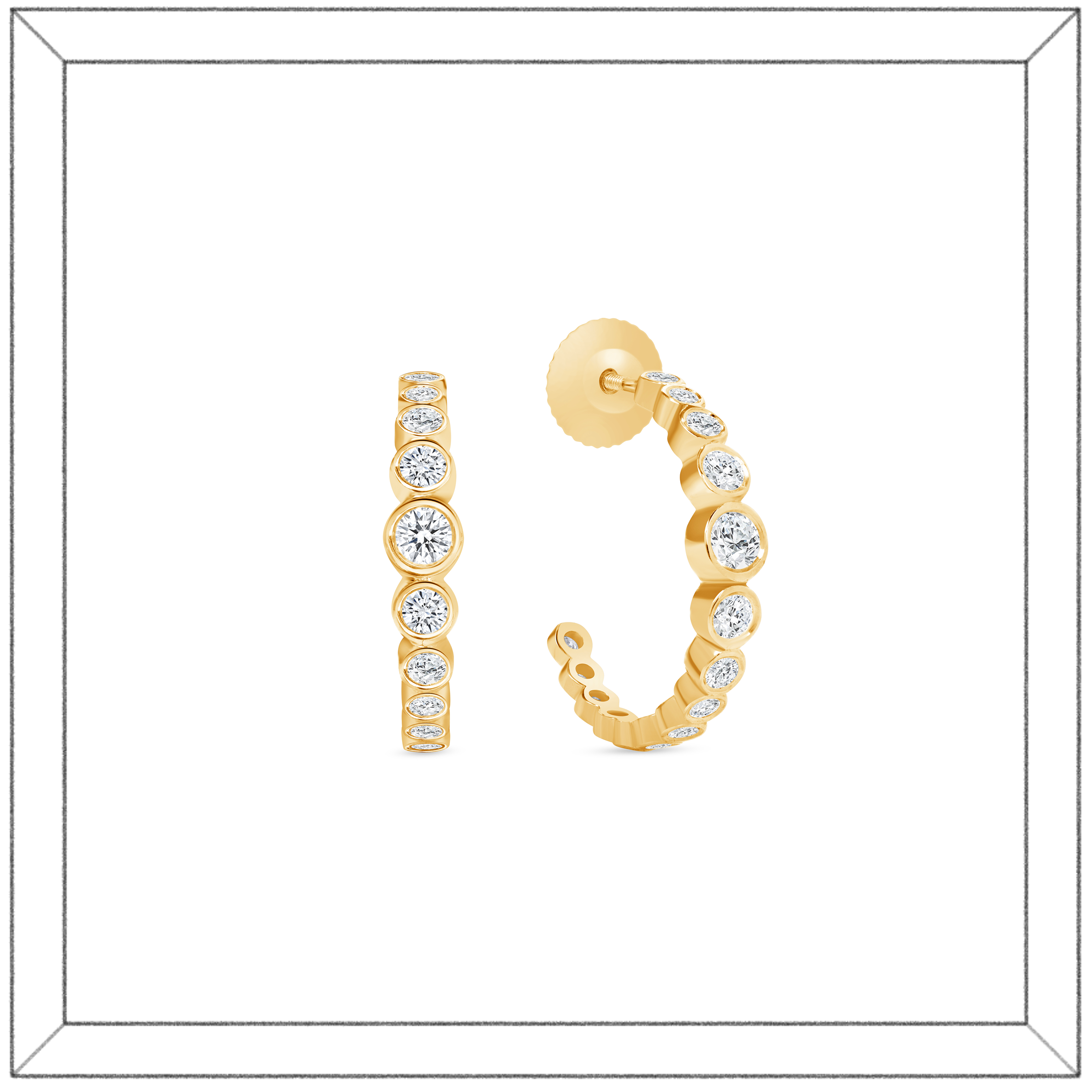 Leggera Huggie Earrings