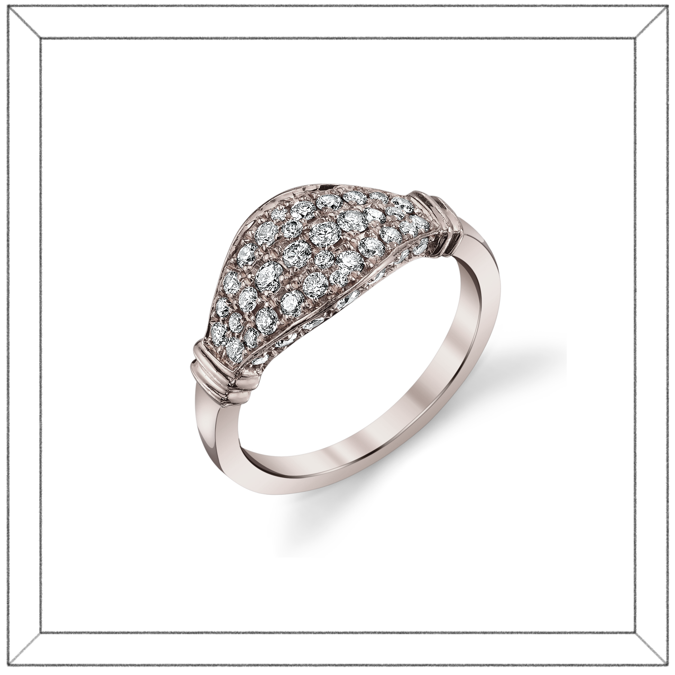 Maia Pave' Ring