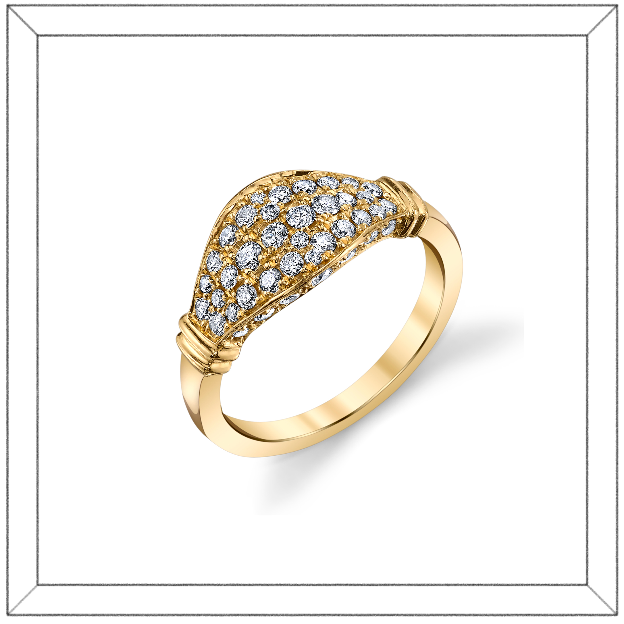 Maia Pave' Ring