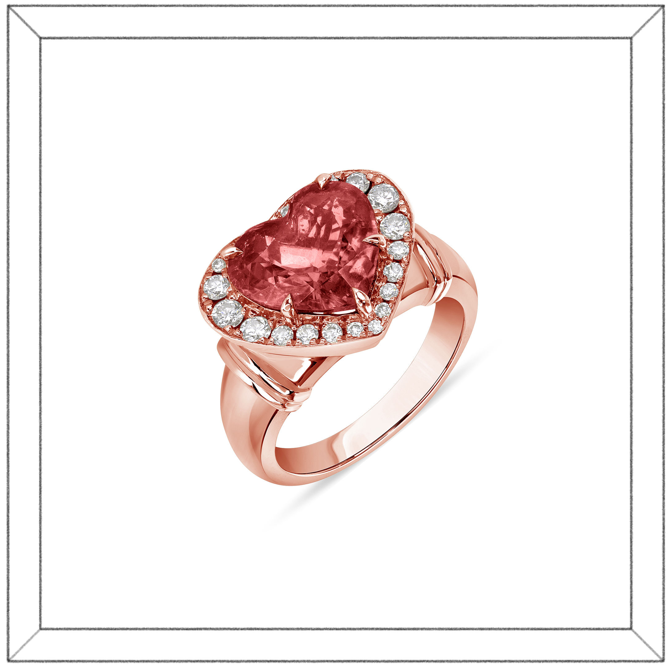 Tesoro Ring, Rubellite