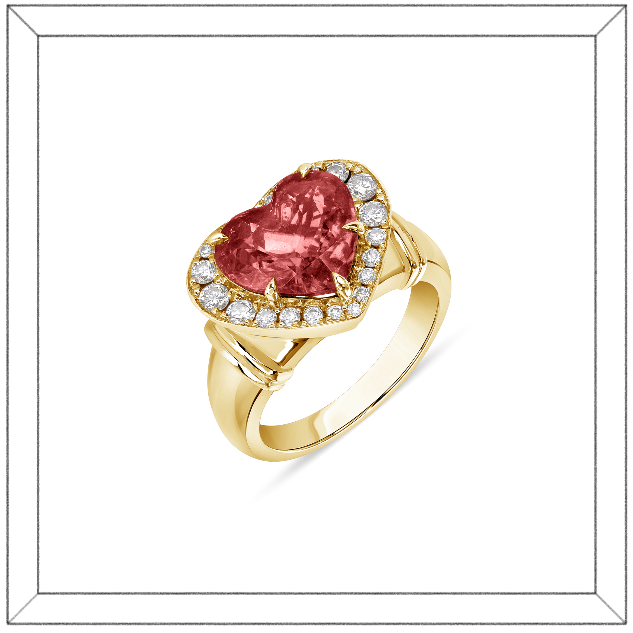Tesoro Ring, Rubellite