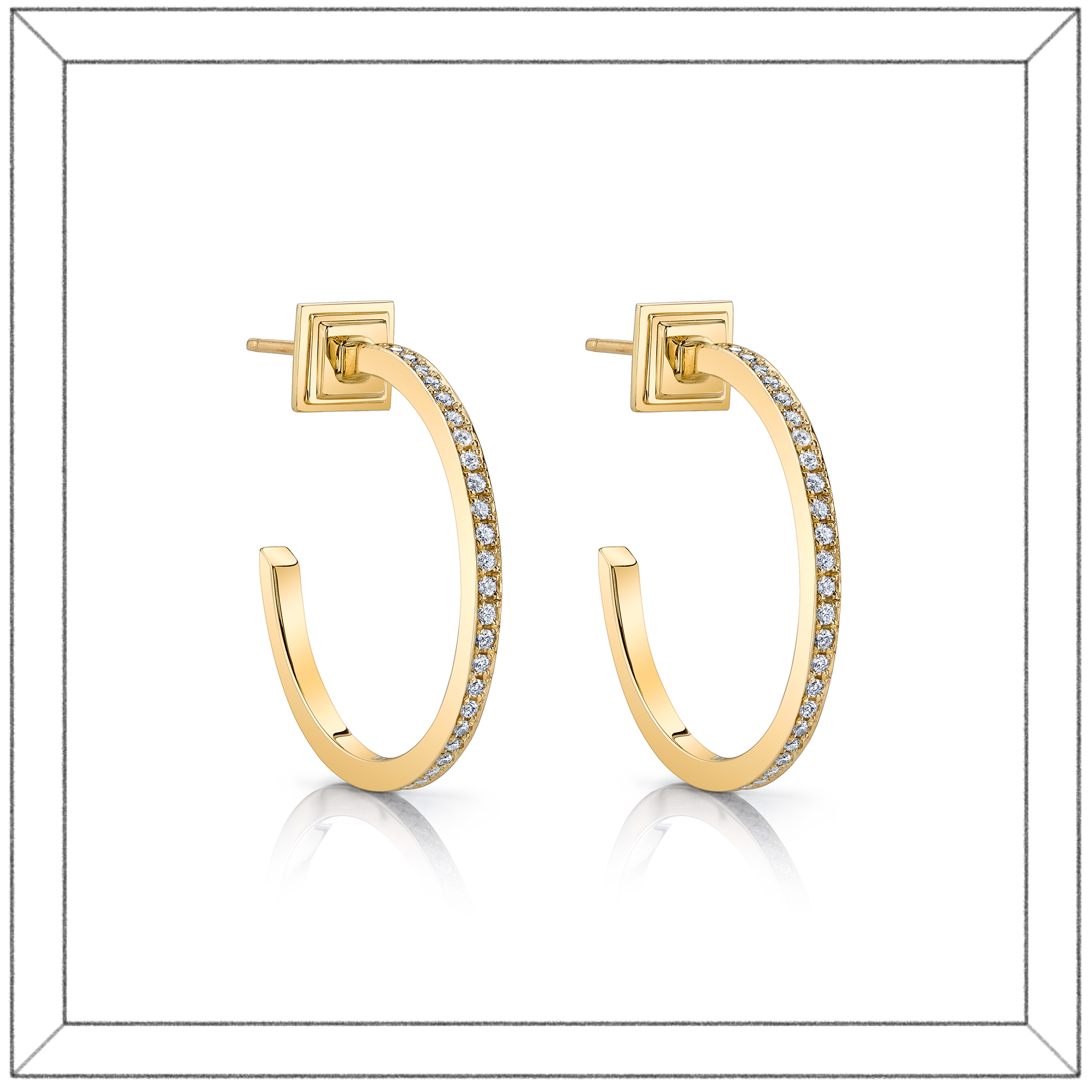 XL Coria Hoop Earrings