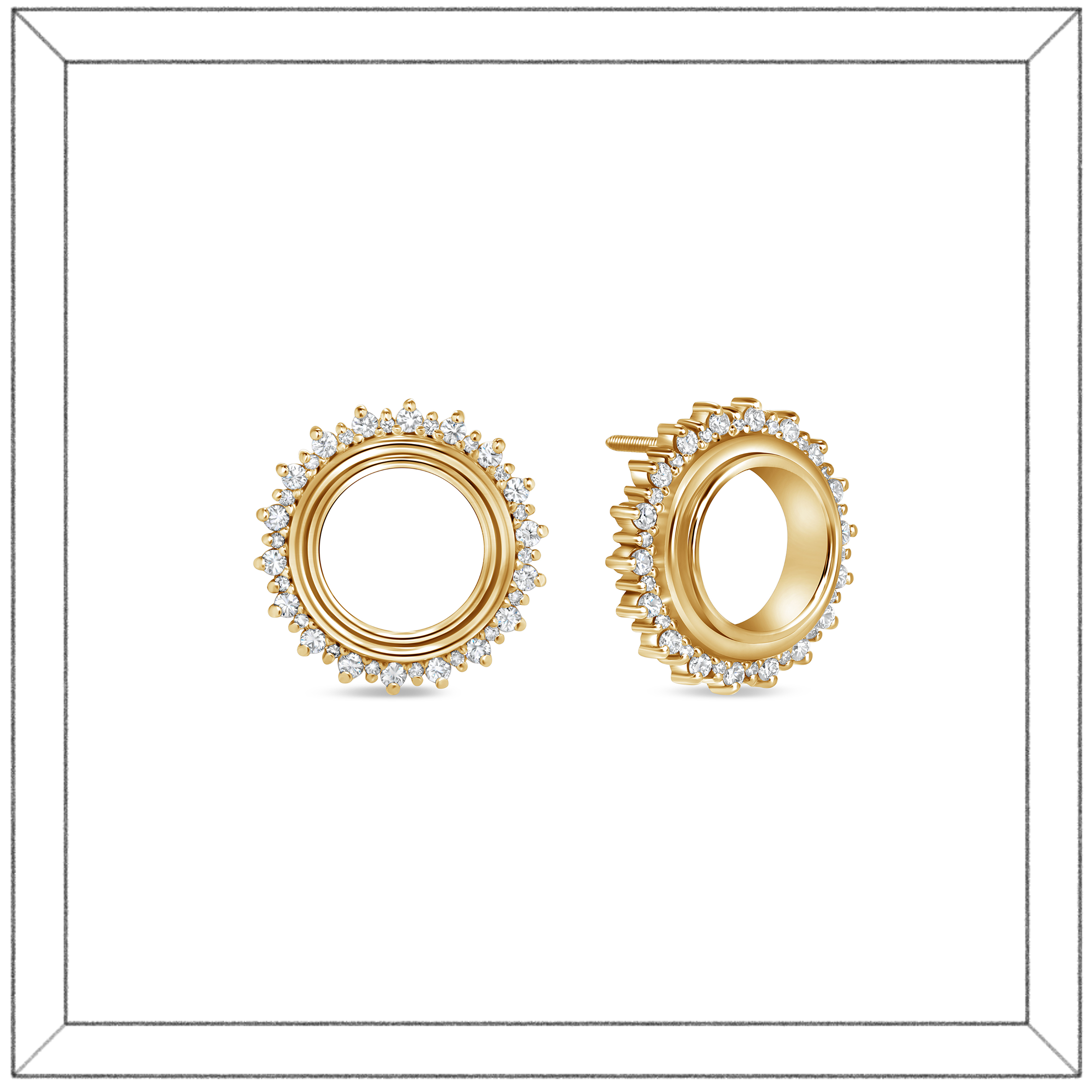 XL Sole Luce Earrings