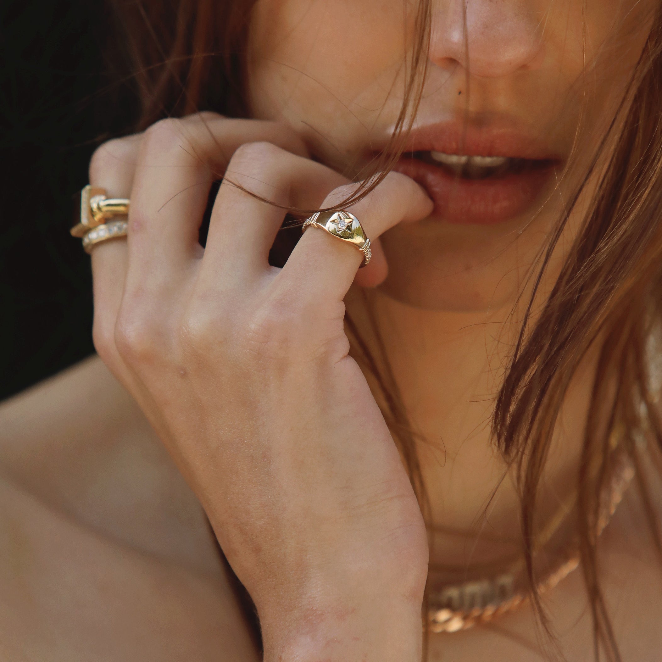 Maia Star Ring