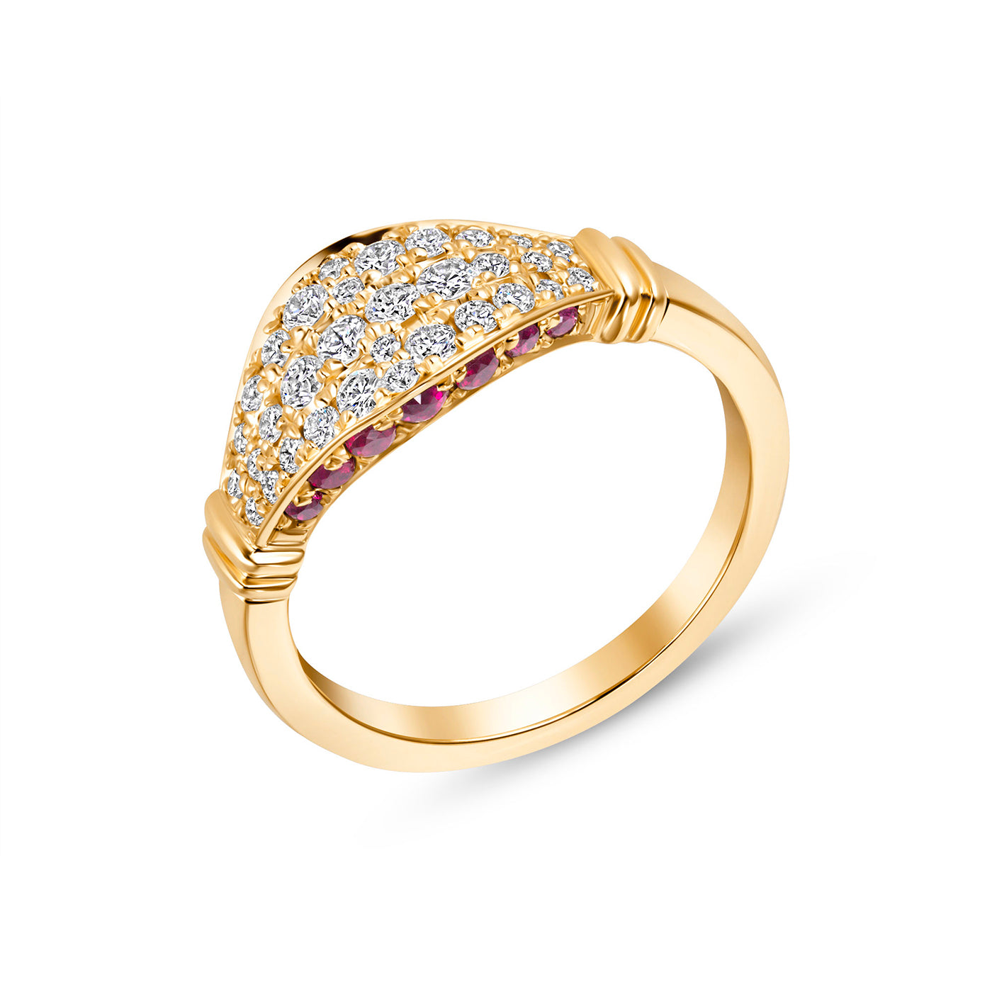 Maia Ruby Pave' Ring